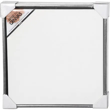 ArtistLine Canvas mit Rahmen, Außenmaße 54x54 cm, Tiefe 3 cm, weiß, anti