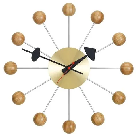 Vitra Ball Clock Uhr Kirsche